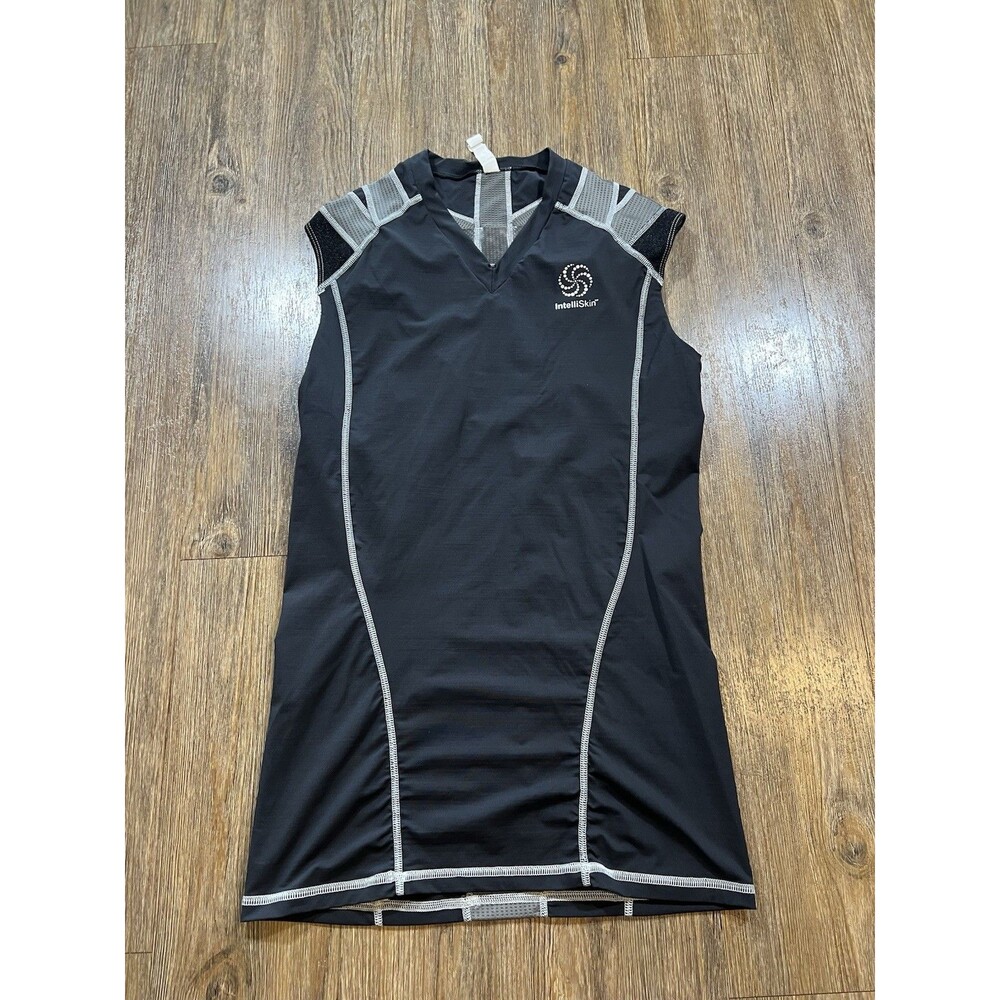 Intelliskin Posture Compression Shirt Size XL Black Gray Sleeveless Support